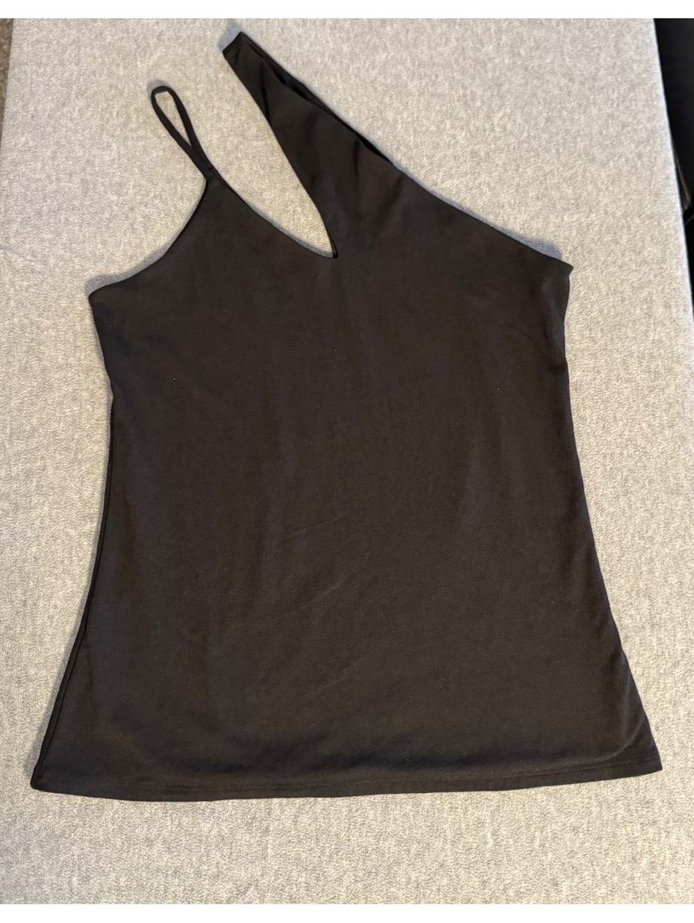 Express Womens One Shoulder Top Black Size M